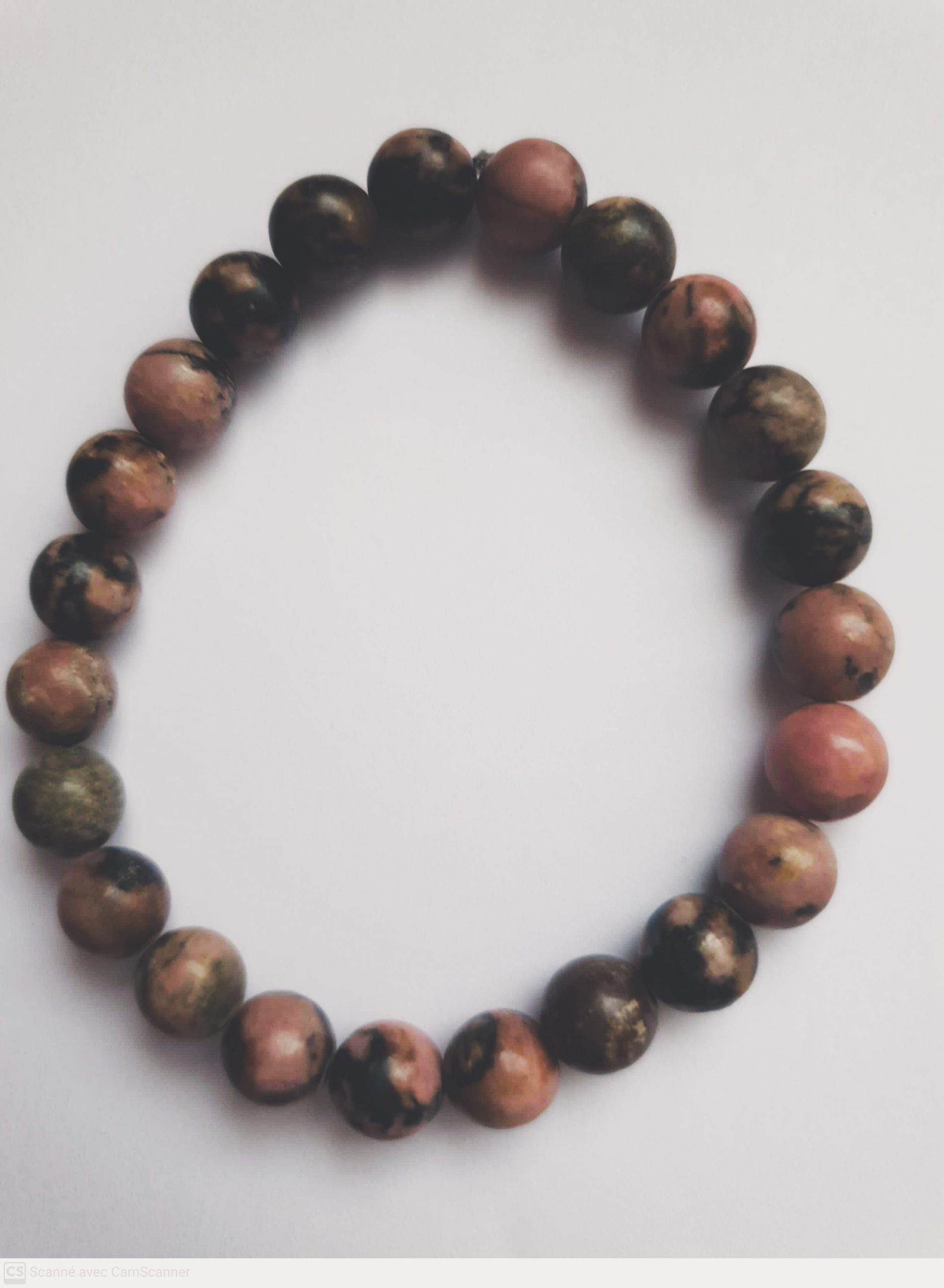Bracelet rhodonite 8 mm